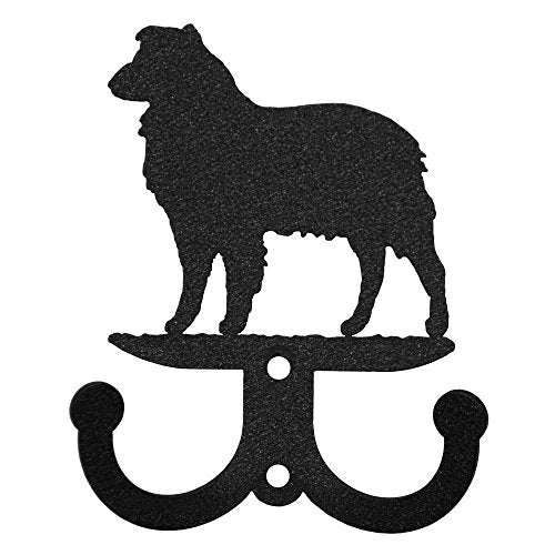 AUSTRALIAN SHEPHERD Metal 2 Hook Key Chain Holder Hanger