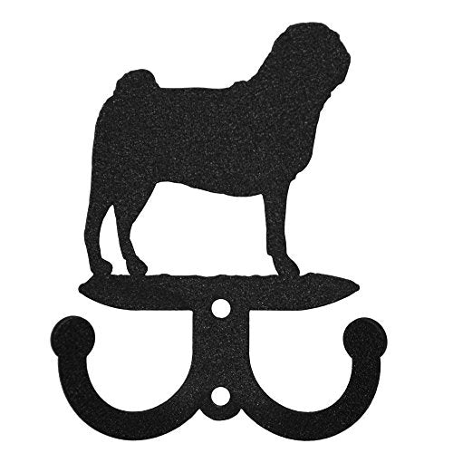 PUG Metal 2 Hook Key Chain Holder Hanger