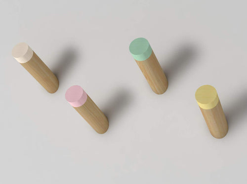 Wooden Modern Coat Hooks 3