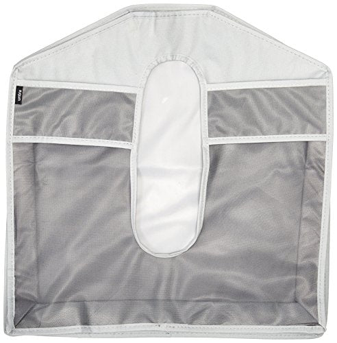 Umbra Stash Over the Rod Hanging Organizer – Fabric organizer with Mesh Pockets for Scarves, Gloves and other Accessories for Entryway Closet, Coat Room, Mudroom and Closet, Set of 2, Grey