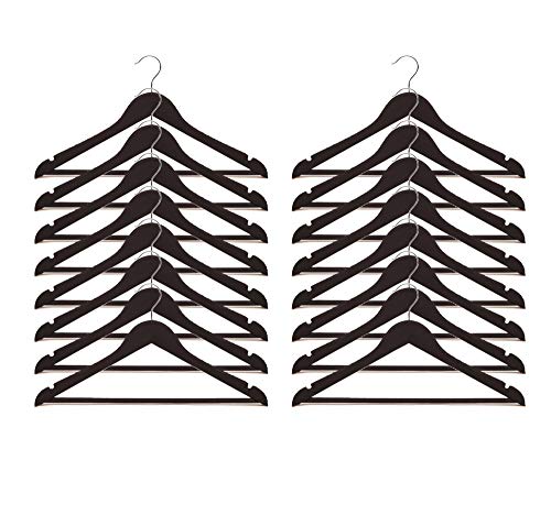 IKEA Bumerang 17 Width Pants Skirt Coat Wooden Hangers (2, Black)