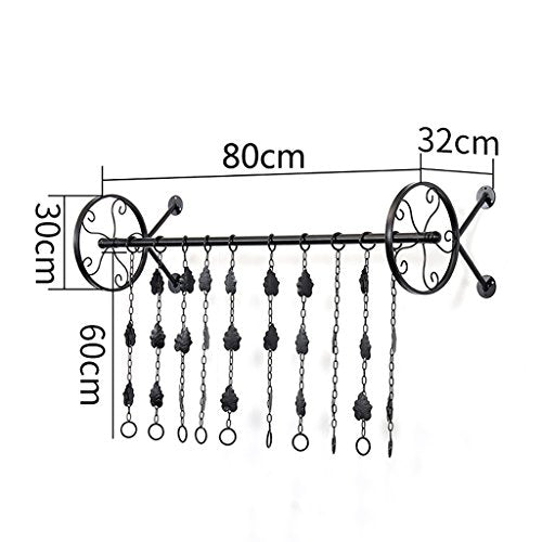 JPYMJ Clothing Shop Display Stand Hanging Women 's Clothing Shop Hanging Clothes Racks Children' S Clothing Racks (Size : 80cm)