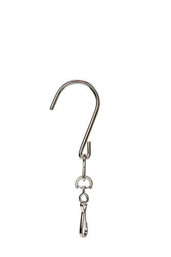 AceList Bird Feeder Hanger, 10-Pack Spinning Swivel Clips Twister Rotating S-Hooks for Bird Cage Windchime Mobile