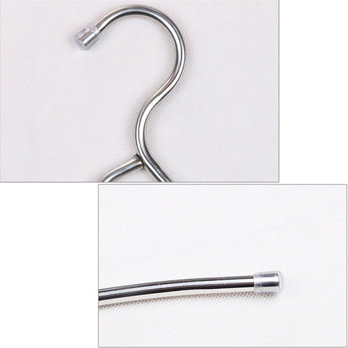 LIANGJUN Stainless Steel Coats Hangers Pants Skirts Multifunctional Drying Rack, 37.5X36cm (Size : Quantity 12)