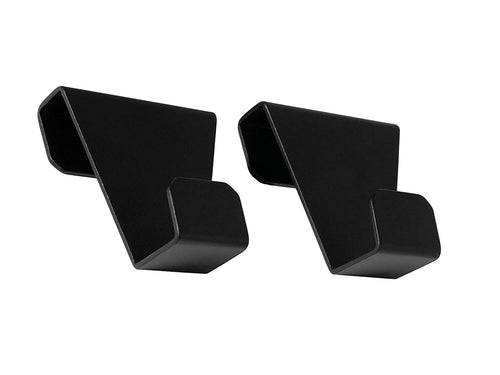 EVHooks.com Coat Hooks Designed for Tesla Model S - Black (Set of 2) - Anodized Aluminum Garment Clothes Hanger