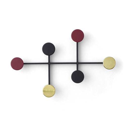 Afteroom Coat Hanger in Black & Brass design by Menu