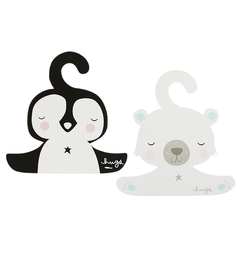 Penguin And Polar Coat Hanger