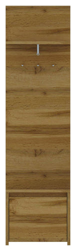 Tahoe Coat Hanger with Cupboard in Wotan Oak