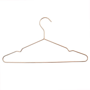 Harbour Housewares Metal Wire Clothes Hanger - Rose Gold