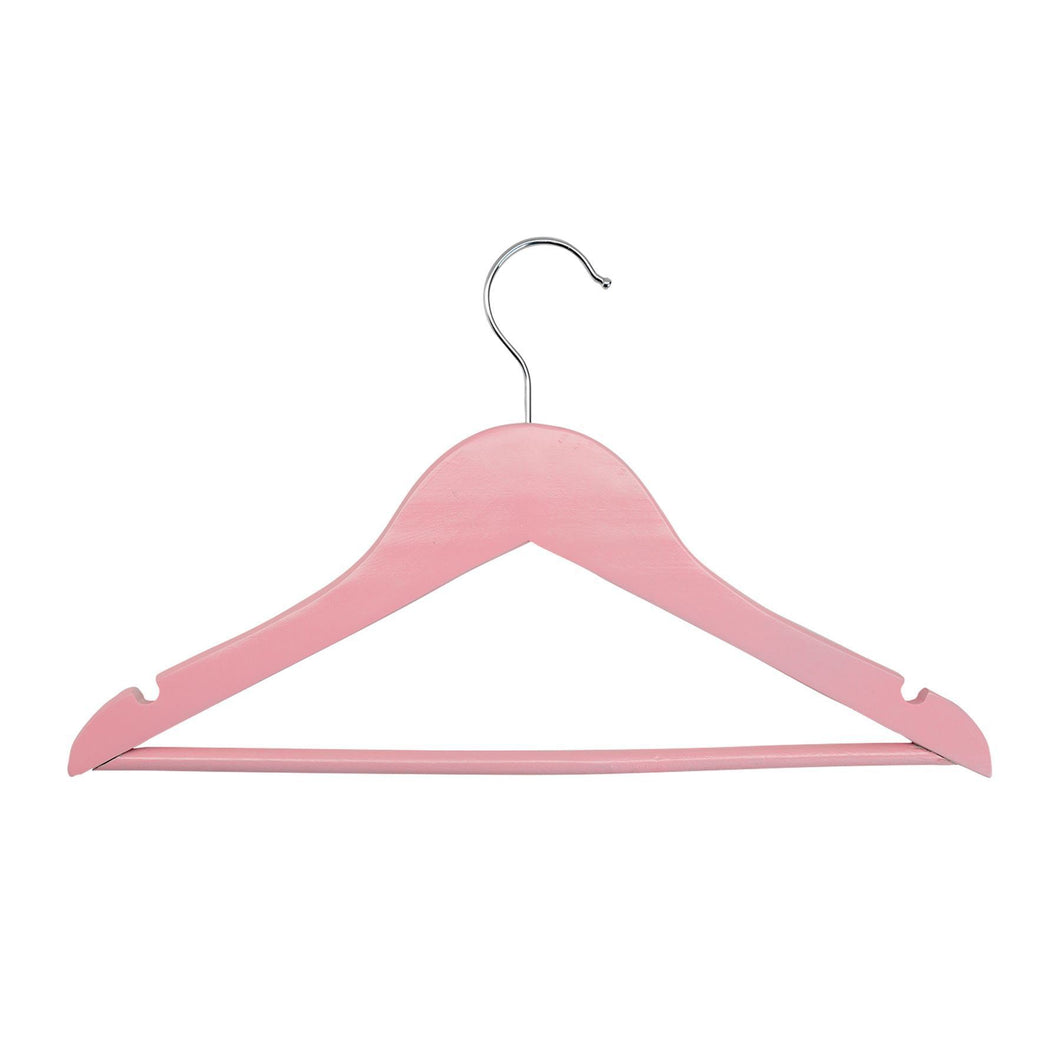 Harbour Housewares Children's Clothes Hanger - Pastel Pink