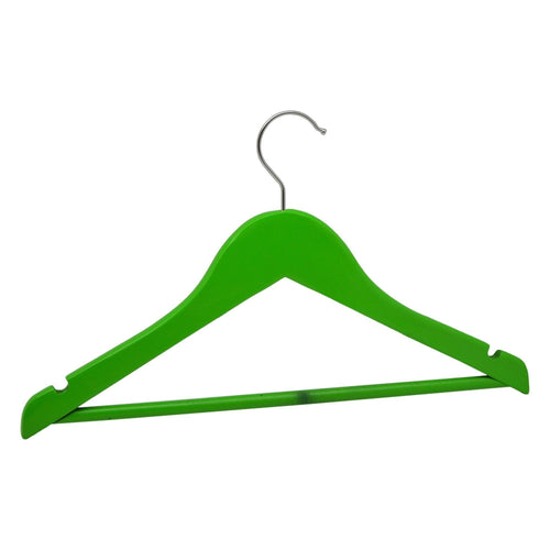 Harbour Housewares Wooden Children's Clothes Hanger - Green