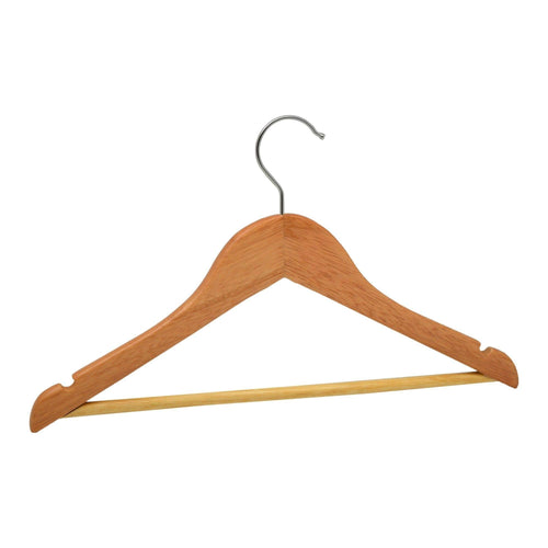 Harbour Housewares Wooden Children's Clothes Hanger - Brown