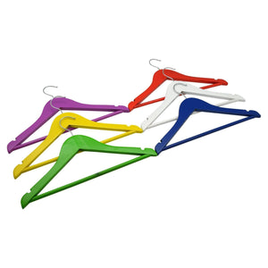 Harbour Housewares Multi-coloured Children's Hangers - Pack of 6