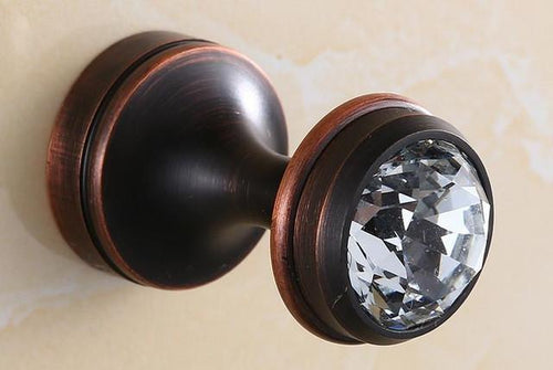 Antique Brass Coat Hanger Rack Wall Mounted Coat Clothes Single Solid Carved Door Living Room Rack