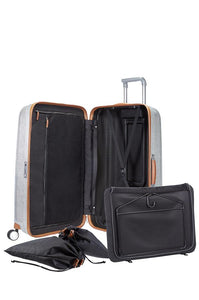 Samsonite - Lite Cube Deluxe 82cm Large 4 Wheel Hard Suitcase - Aluminium