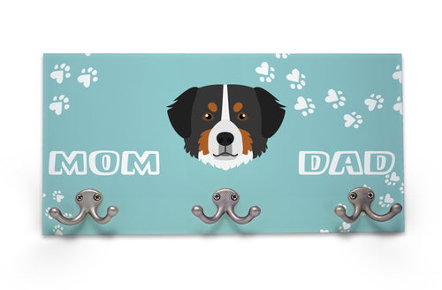 Wall Mounted Coat Rack - Bernese Mountain Dog
