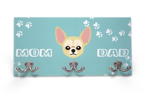 Wall Mounted Coat Rack - Chihuahua