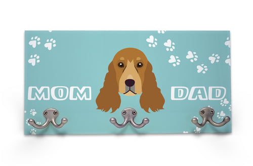 Wall Mounted Coat Rack - Cocker Spaniel