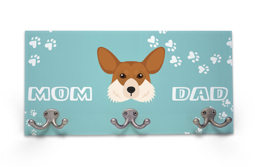 Wall Mounted Coat Rack - Corgi
