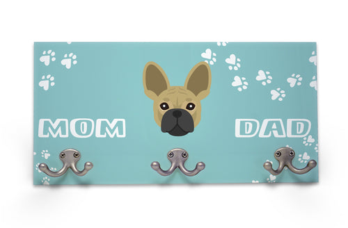 Wall Mounted Coat Rack - French Bulldog