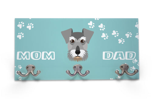 Wall Mounted Coat Rack - Schnauzer
